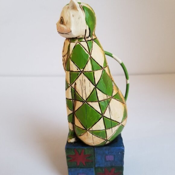 Jim Shore Heartwood Creek "Felicity" Cat Figure 114423T 2003 Retired Vintage - Picture 6 of 9